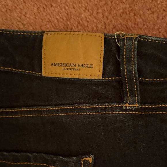American Eagle Outfitters Women's Dark Jeans never worn. Took tags off - Picture 2 of 5